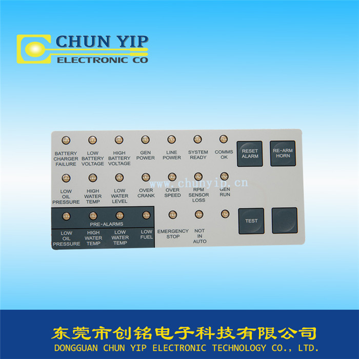 LED指示燈薄膜開關(guān)